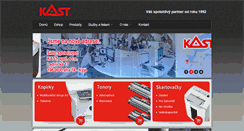 Desktop Screenshot of kast.cz